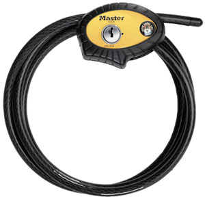 Masterlock Adjustable Python Lock & 30' Cable